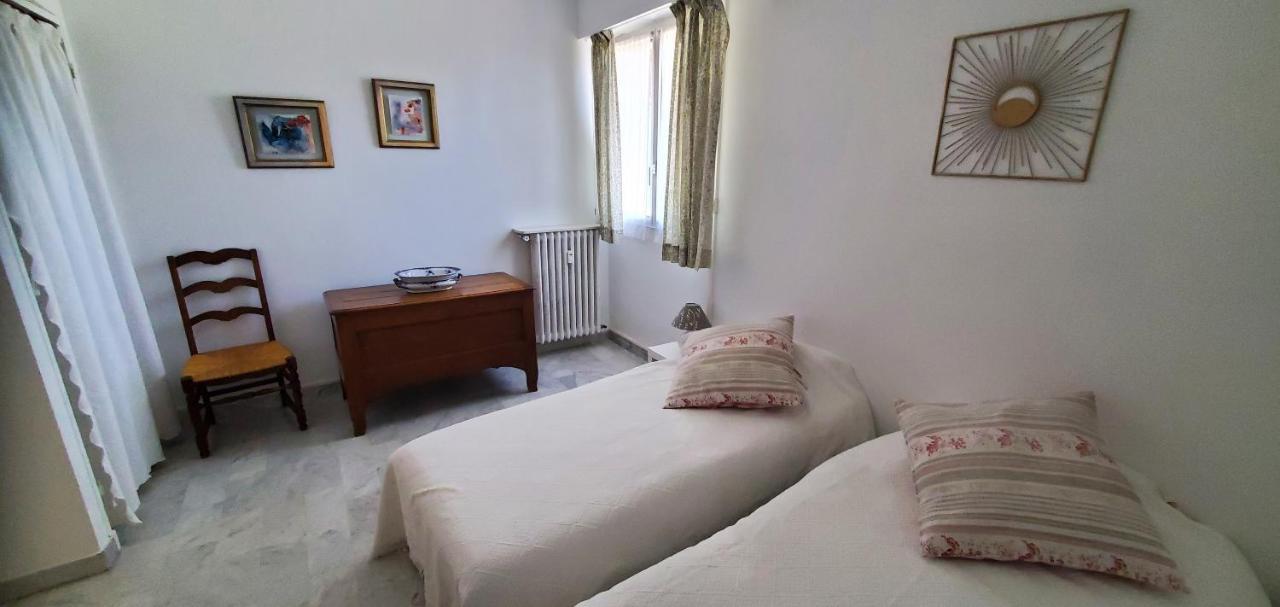 Superbe Rez De Jardin Dans Residence Au Calme นีซ ภายนอก รูปภาพ