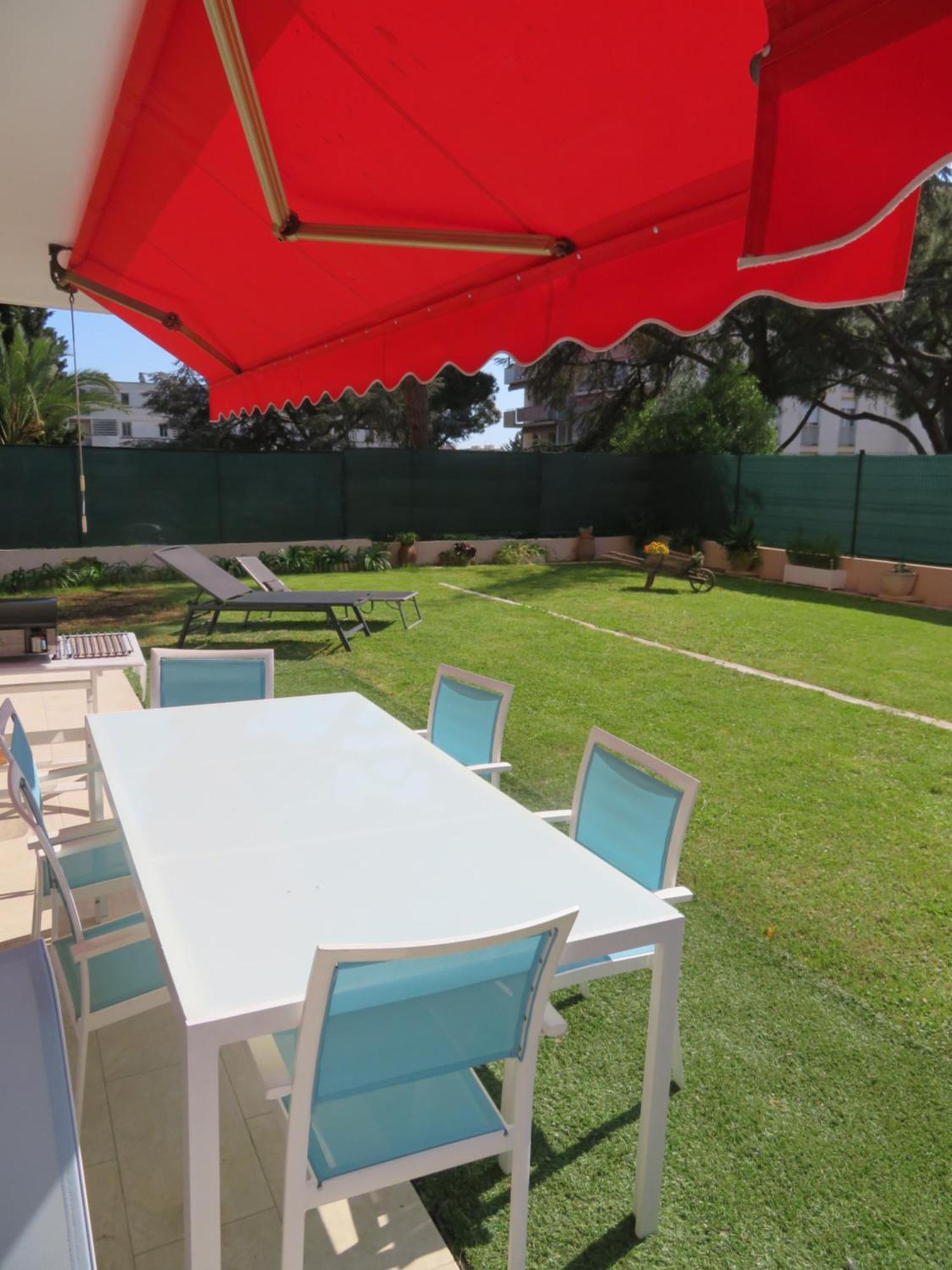Superbe Rez De Jardin Dans Residence Au Calme นีซ ภายนอก รูปภาพ